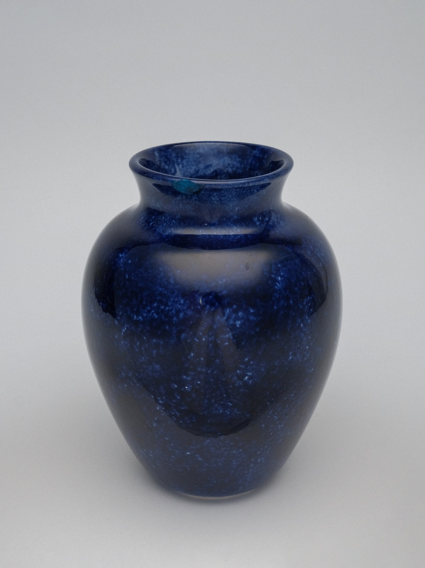 Vintage Cobalt Blue Vase Benchmark Pottery (Made in Australia)
