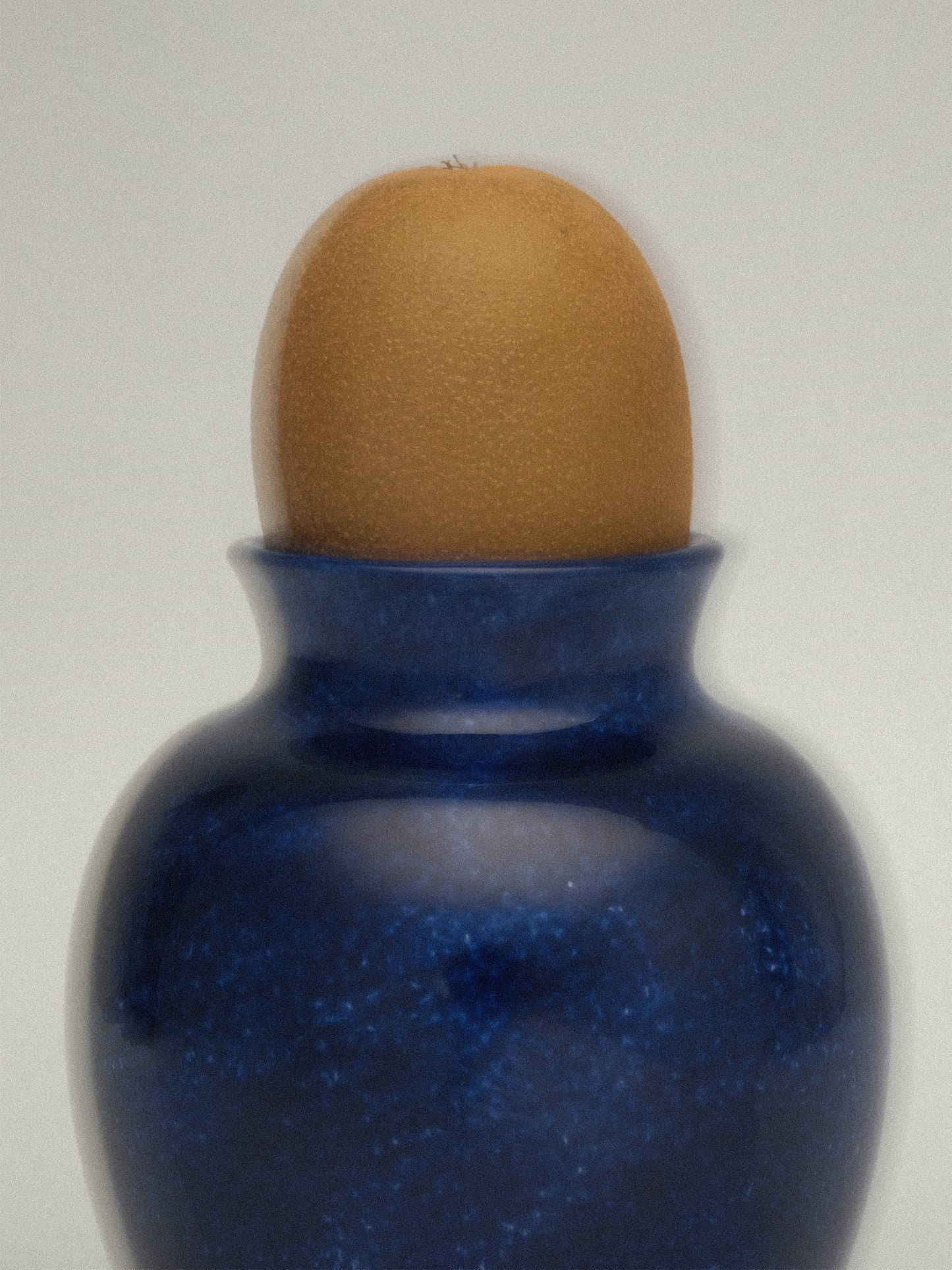 Vintage Cobalt Blue Vase Benchmark Pottery (Made in Australia)