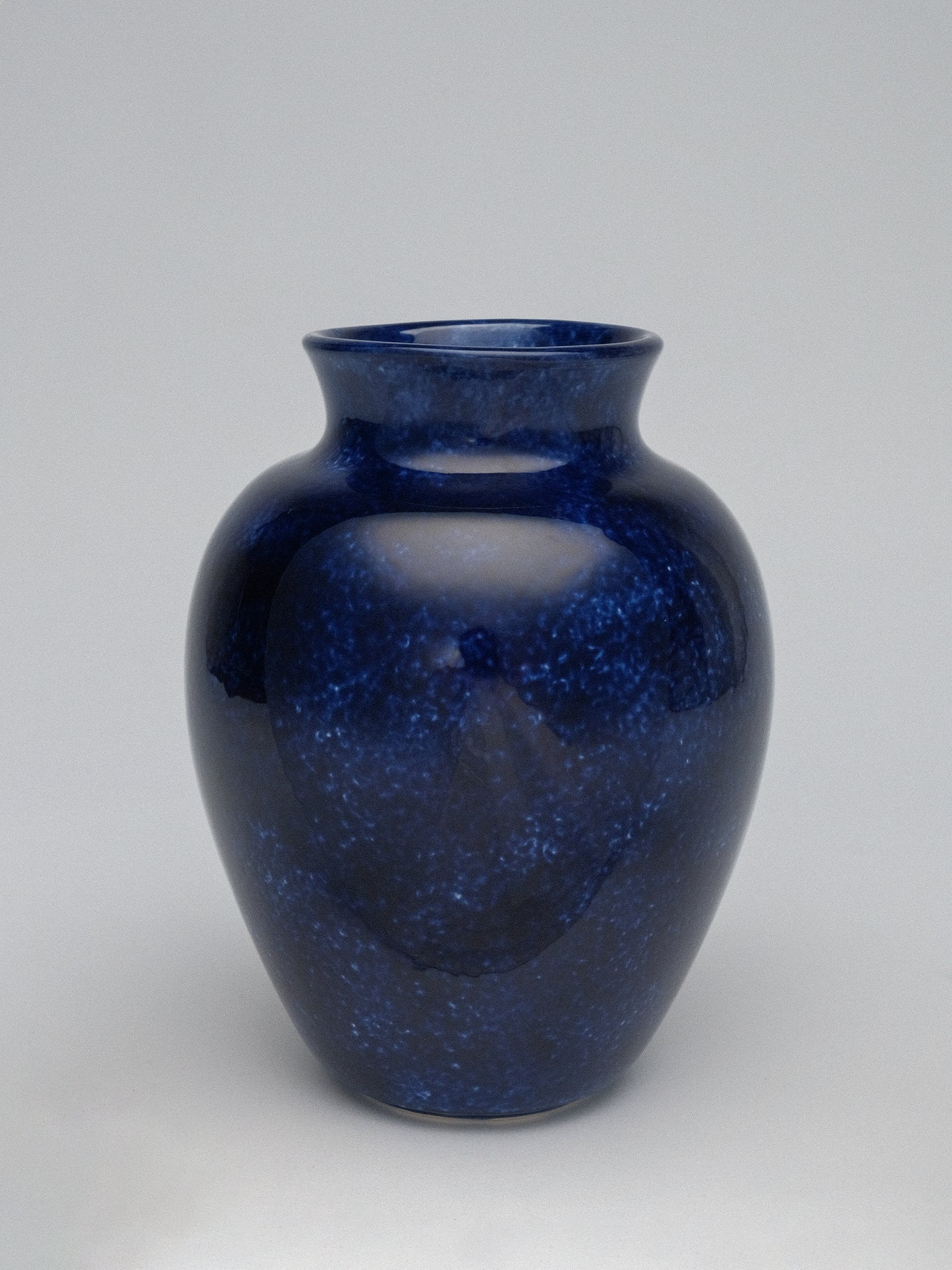 Vintage Cobalt Blue Vase Benchmark Pottery (Made in Australia)