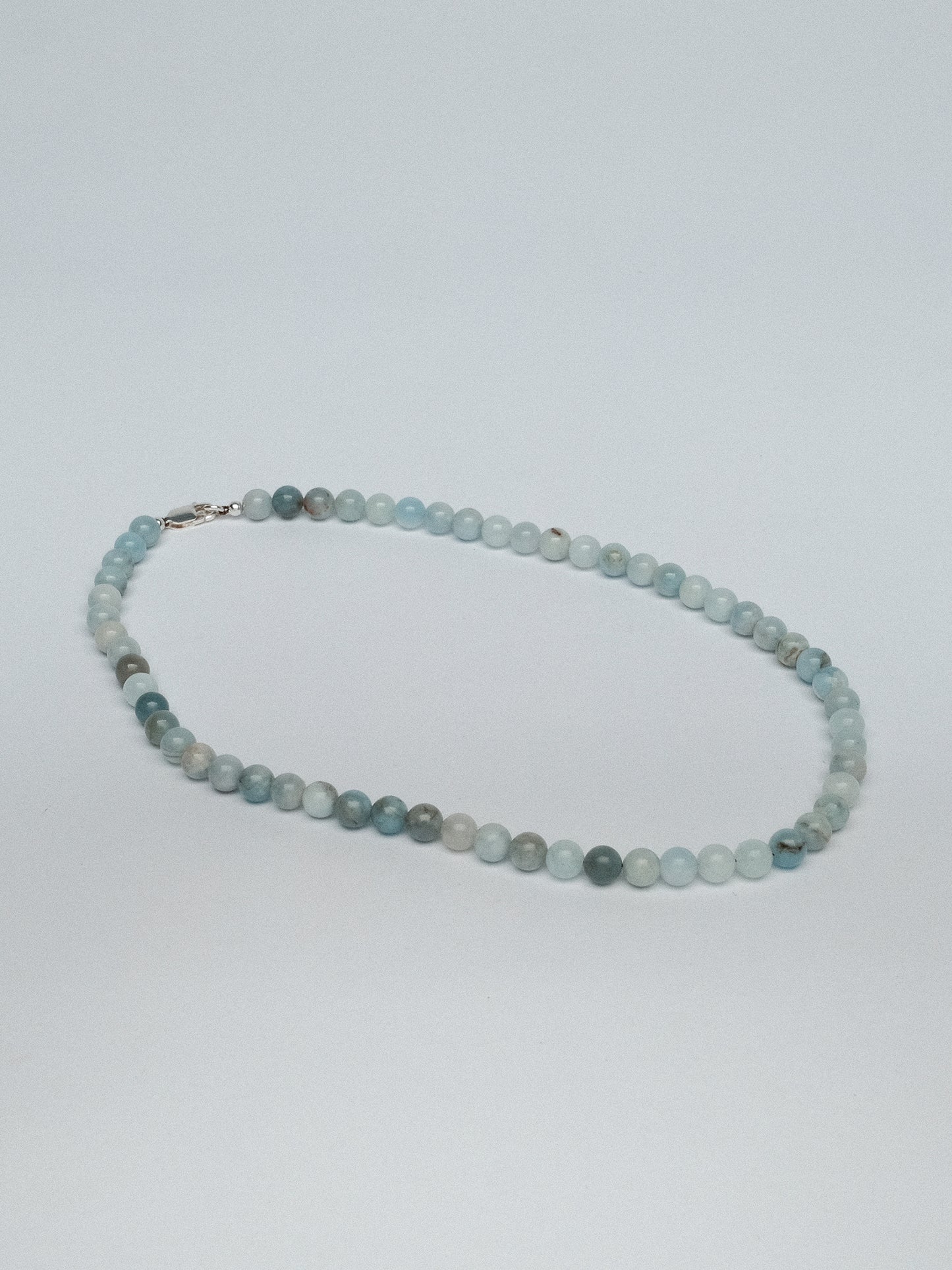 Spirit Bead Necklace Aquamarine 40cm