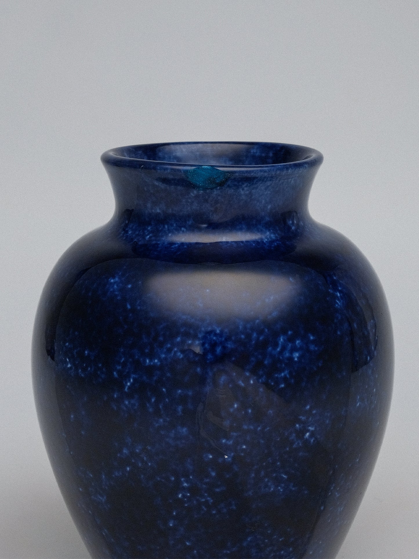 Vintage Cobalt Blue Vase Benchmark Pottery (Made in Australia)