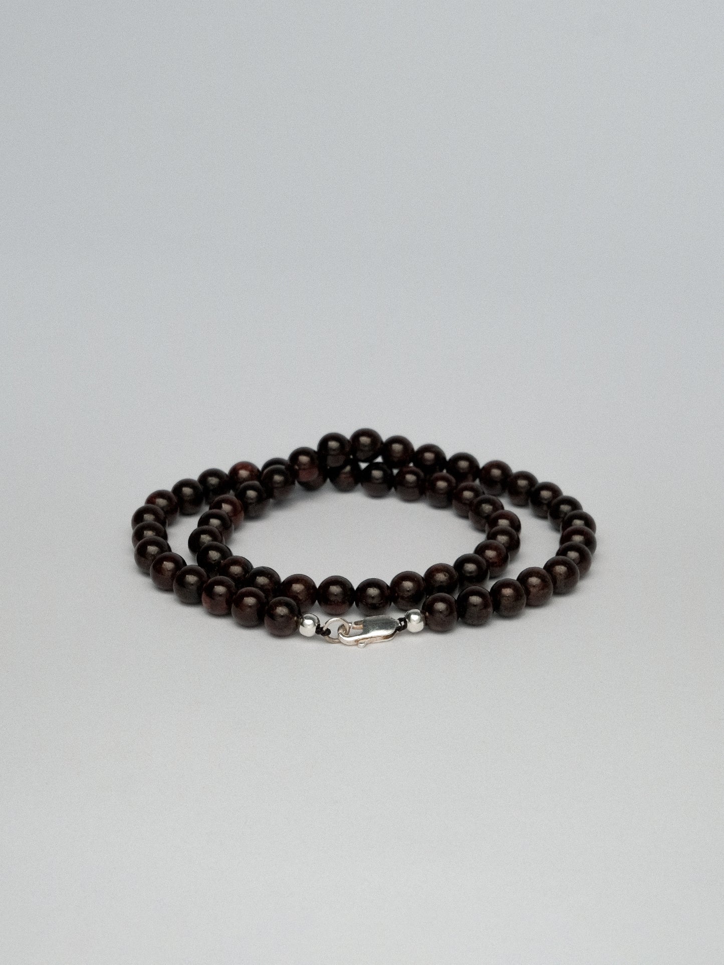 Spirit Bead Necklace Garnet 40cm