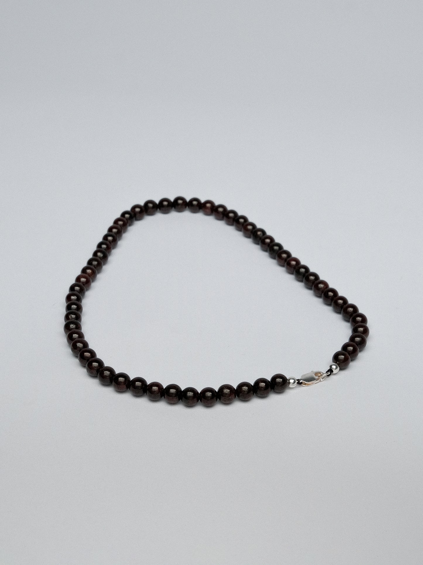 Spirit Bead Necklace Garnet 40cm