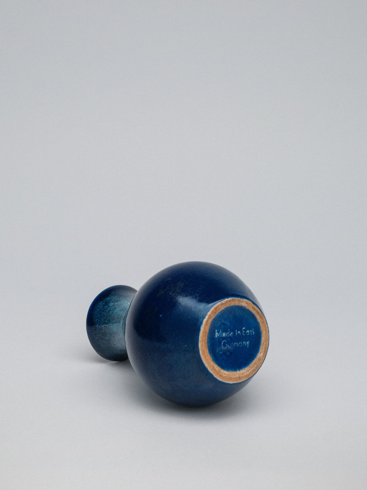 Vintage East German Mini Vase – Cobalt Blue (c. 1960s–70s)