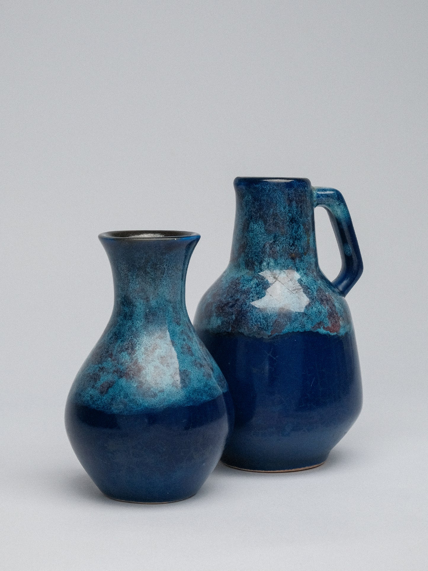 Vintage East German Mini Vase – Cobalt Blue (c. 1960s–70s)