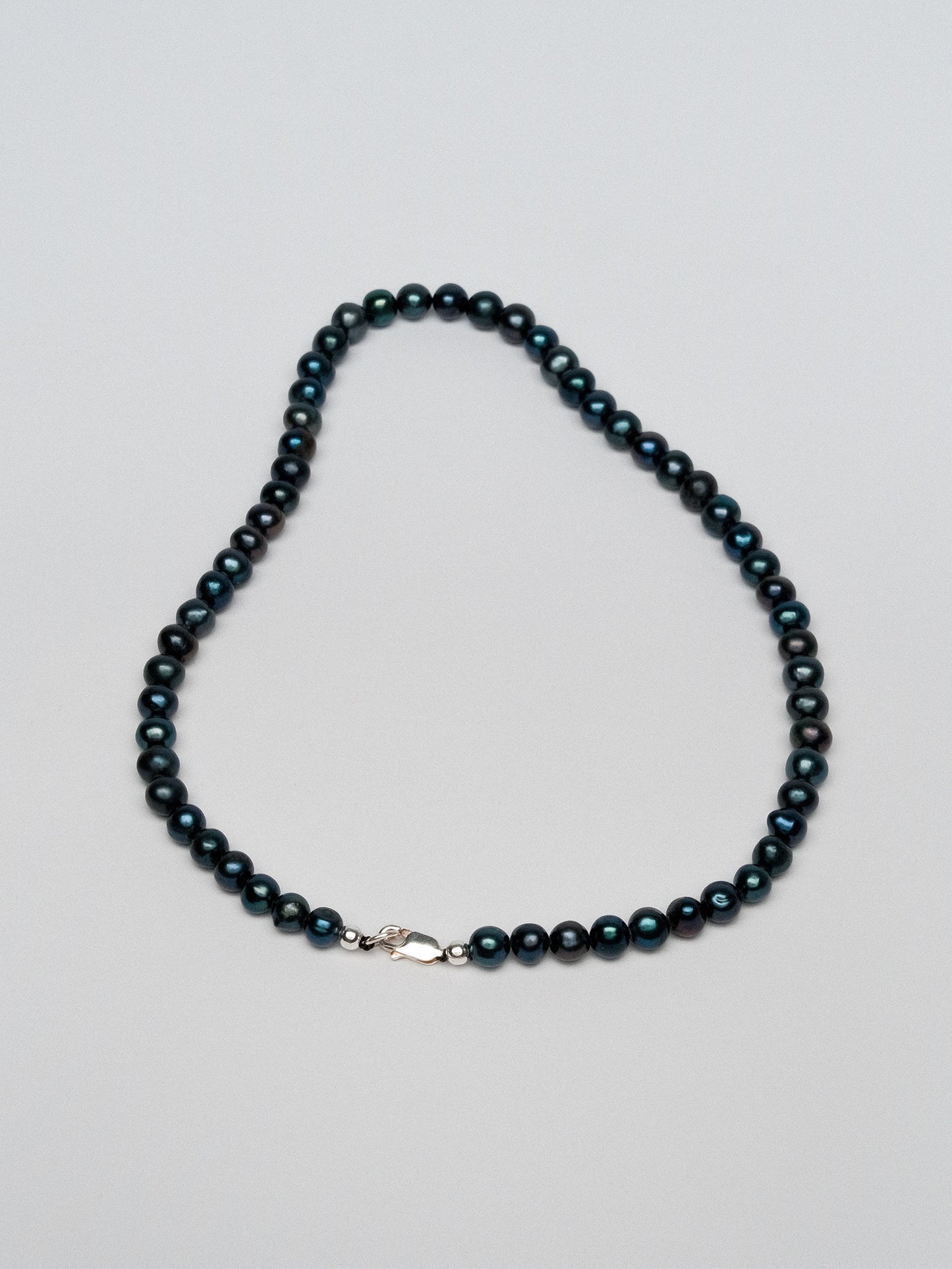 Spirit Bead Necklace Black Pearls 40cm