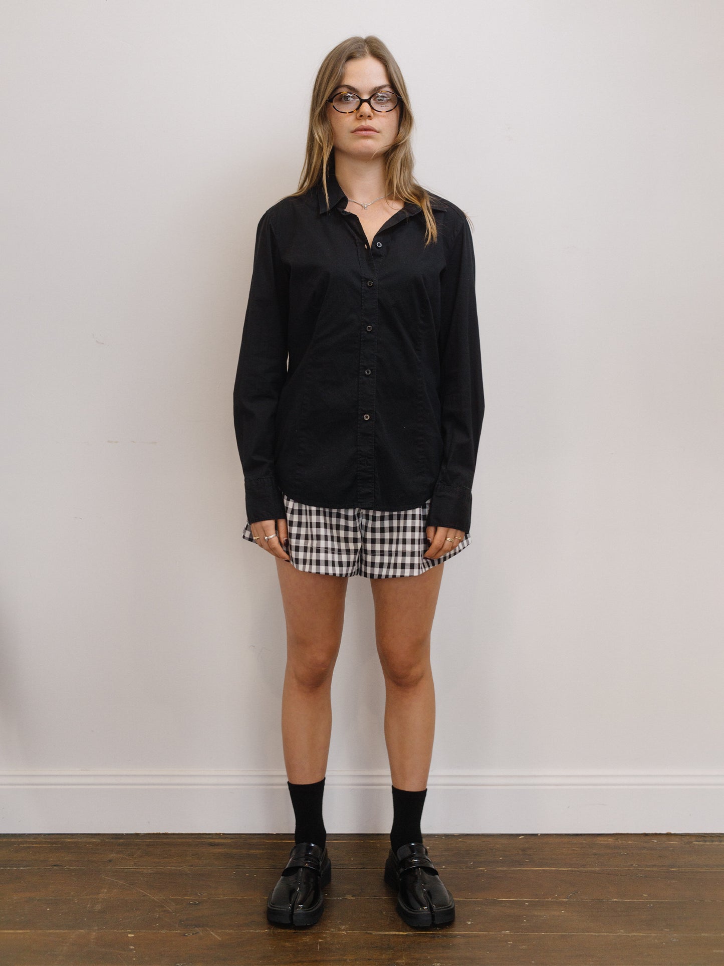 Esprit Cotton Button Up Black S