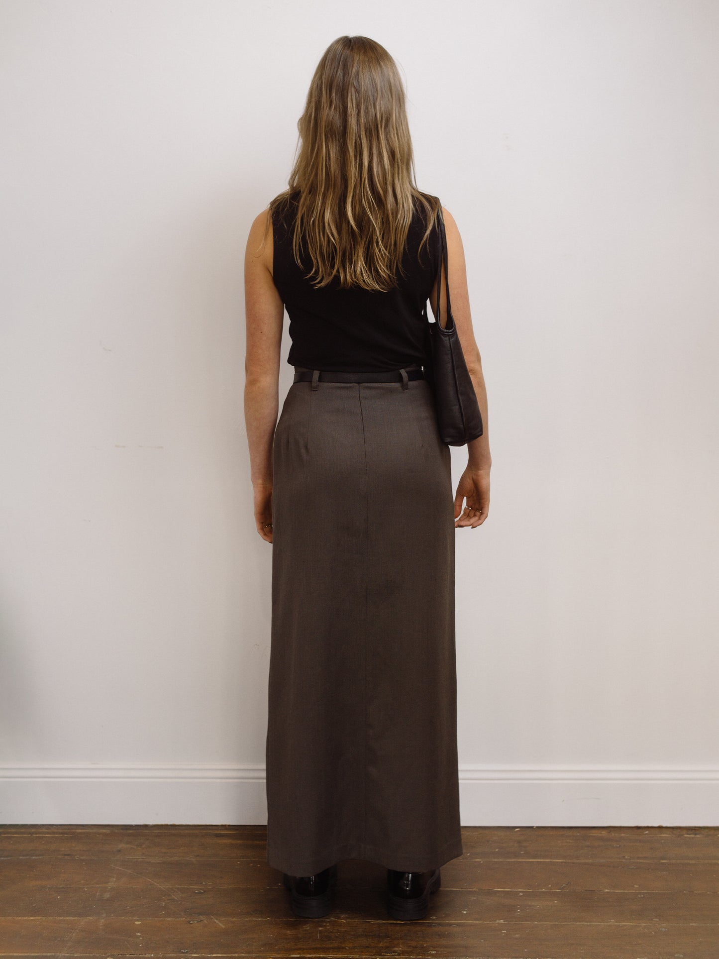 Country Road Wool Skirt Khaki 24"