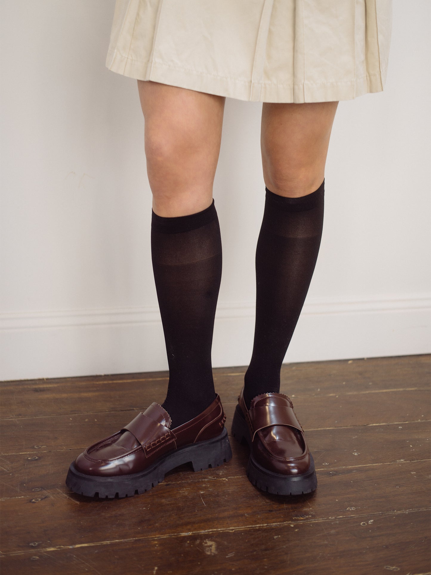 Patent Loafers Plum AU8