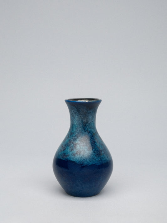 Vintage East German Mini Vase – Cobalt Blue (c. 1960s–70s)