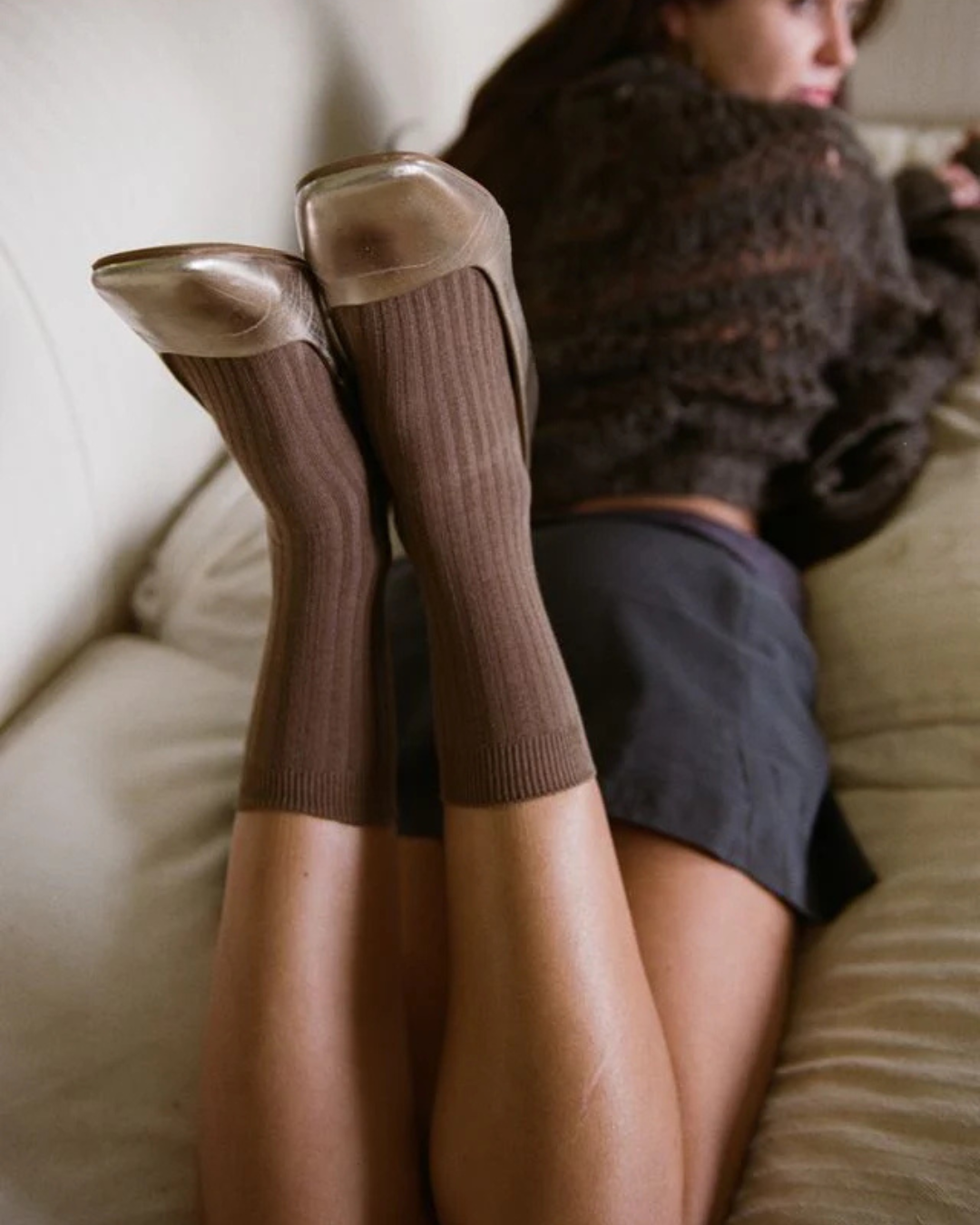 OHTI Everyday Socks Baby Cocoa